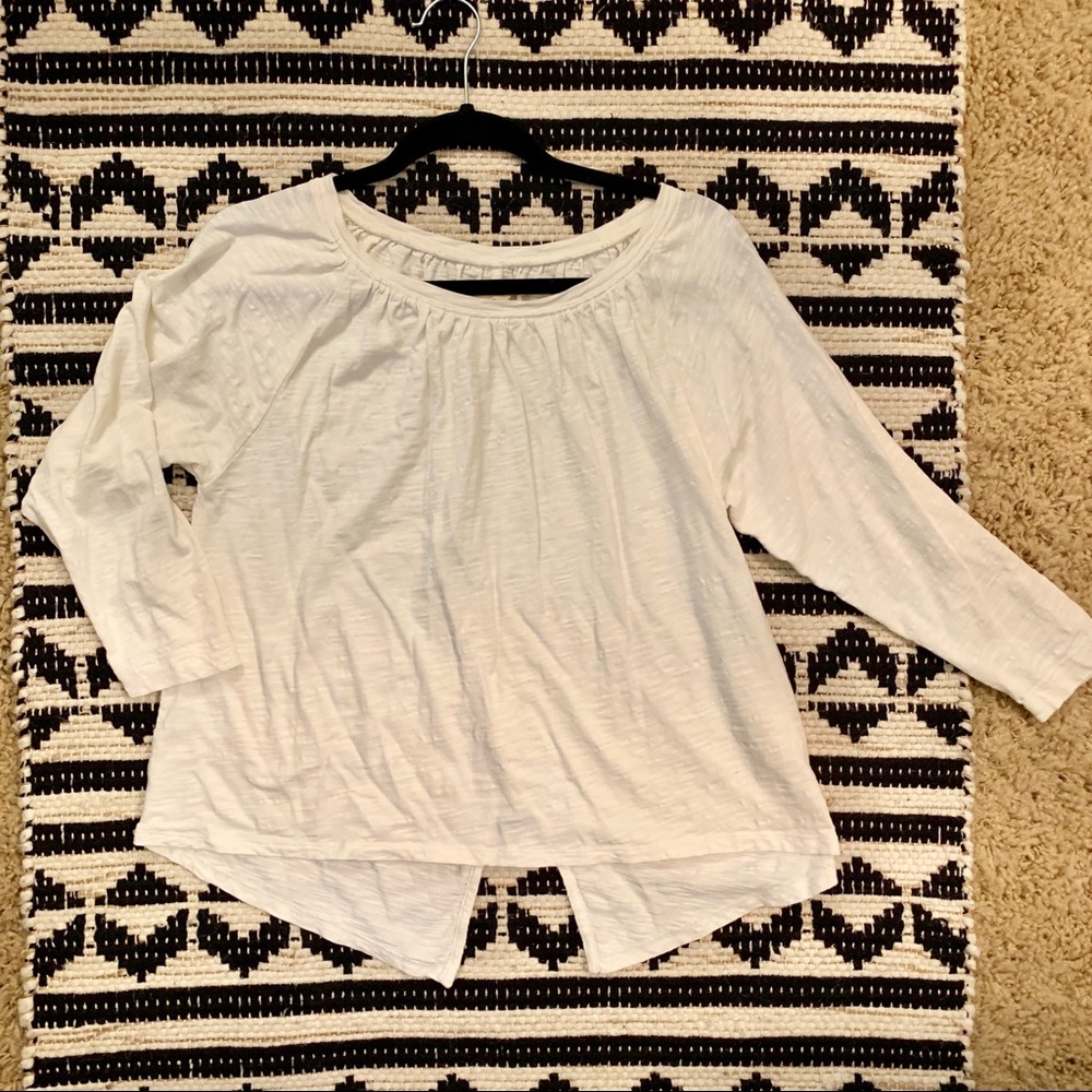 Madewell 3/4 length top